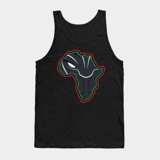 African Black Panther Tank Top